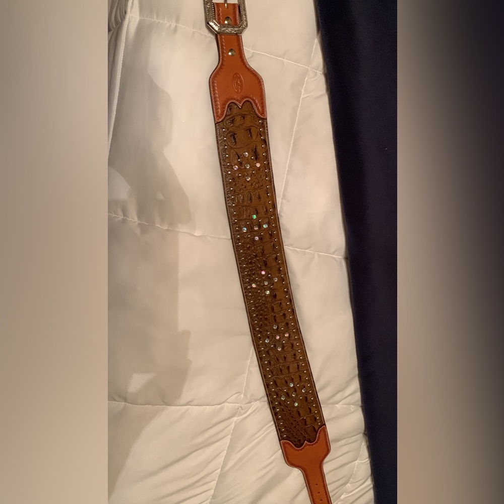Custom leather belt